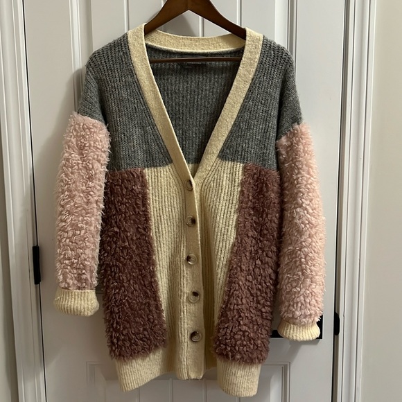Anthropologie Other - Anthropologie fuzzy cardigan sweater Small - Medium